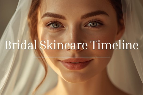Bride with glowing radiant skin - Bridal Skincare Timeline, Seda Beauty Salon Waltham Cross