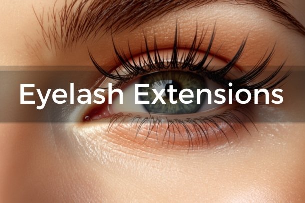Eye with long volume eyelash extensions - Eyelash Extensions in Cheshunt, Seda Beauty Salon