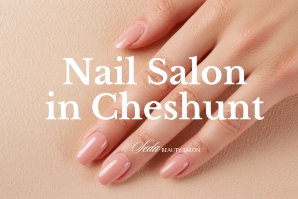 Gel polish on a real hand - Nail Salon in Cheshunt, Seda Beauty Salon