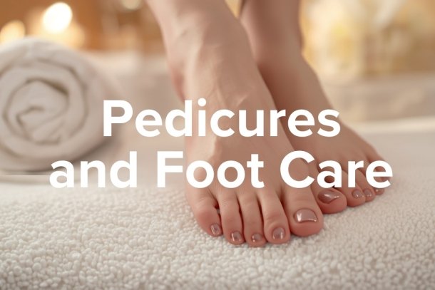 Fresh pedicure with neatly painted toenails - Pedicures and Foot Care, Seda Beauty Salon Waltham Abbey