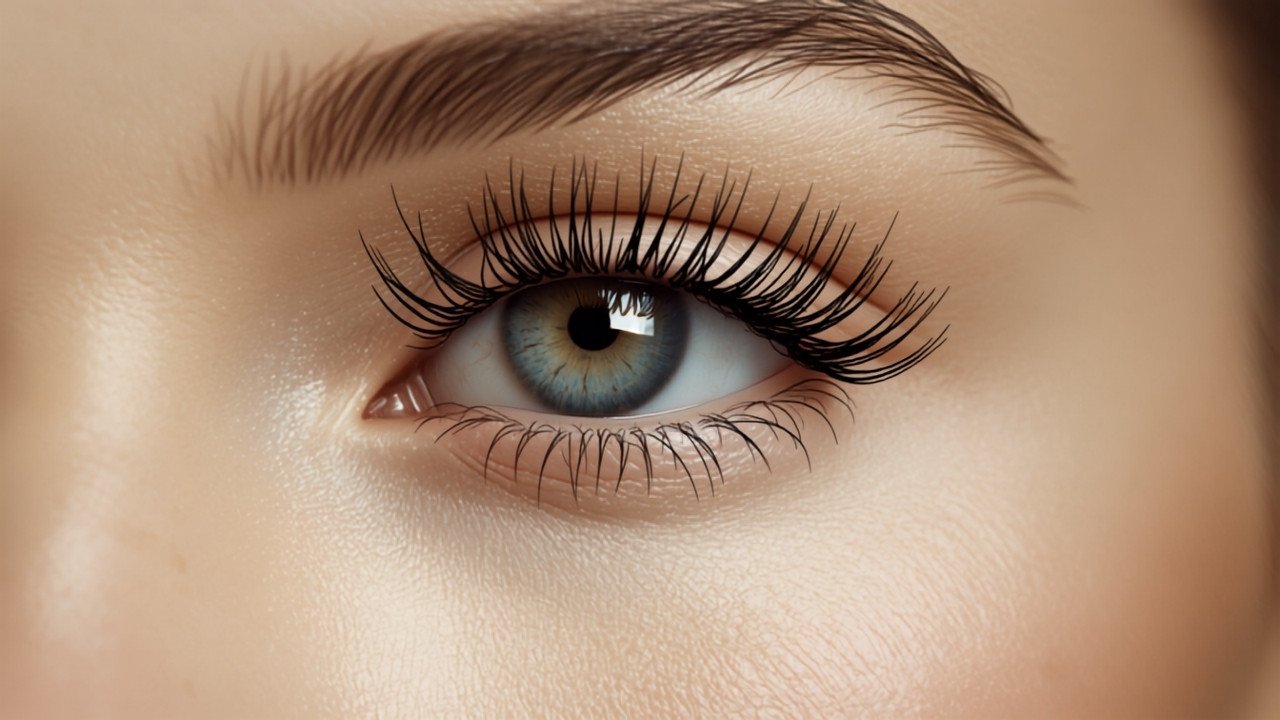Long full volume eyelash extensions on a woman eye - Seda Beauty Salon near Cheshunt