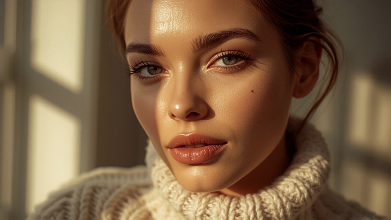 A woman with hydrated glowing skin in winter - Seda Beauty Salon, Waltham Cross A woman with hydrated glowing skin in winter - Seda Beauty Salon, Waltham Cross